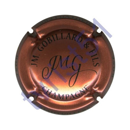 GOBILLARD J.M. et FILS n°28a rosé et noir verso or