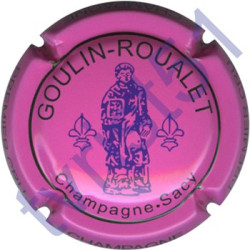 GOULIN-ROUALET n°22 inscription contour rose foncé