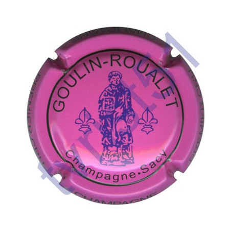 GOULIN-ROUALET n°22 inscription contour rose foncé