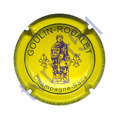 GOULIN-ROUALET n°25 inscription contour jaune
