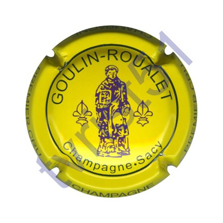 GOULIN-ROUALET n°25 inscription contour jaune