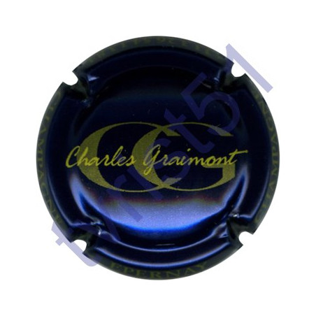 GRAIMONT Charles n°05 bleu métallisé et or
