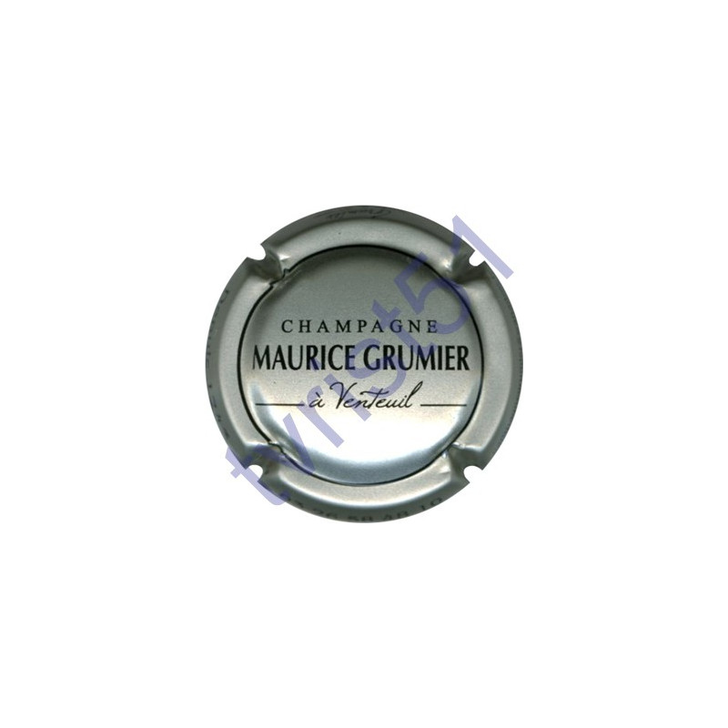 GRUMIER Maurice n°19 argent et noir