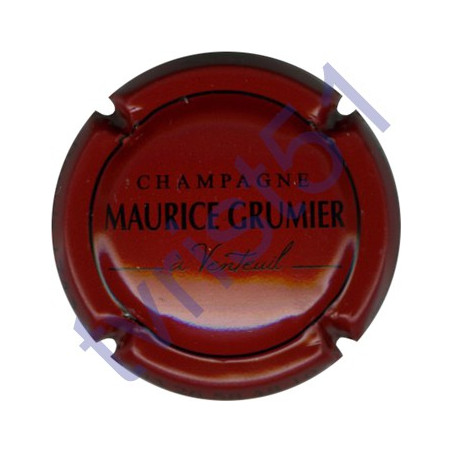 GRUMIER Maurice n°23 bordeaux et noir