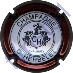 HERBELET C. n°09 contour bordeaux foncé