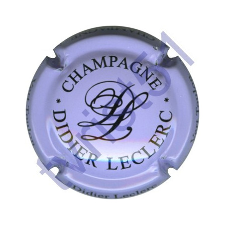 LECLERC Didier n°34a mauve pâle et noir