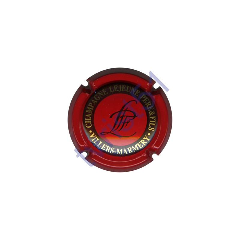 LEJEUNE P. & F. n°19 rouge cercle noir