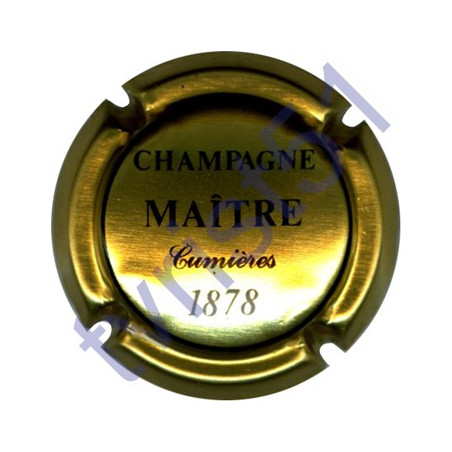 MAITRE n°05 or et noir