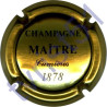 MAITRE n°05 or et noir