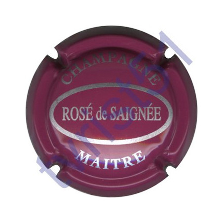 MAITRE n°13a Rosé de Saignée lie de vin et argent