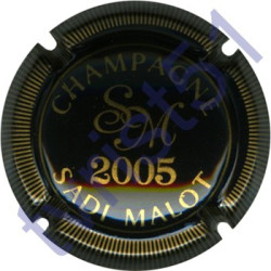 MALOT Sadi n°34j millésime 2005 noir striée