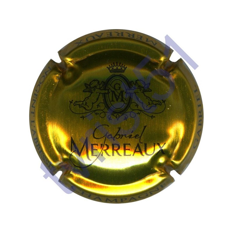 MERREAUX Gabriel n°10 or et noir