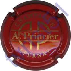 PRINCIER Achille n°13 rouge et or