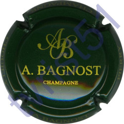 BAGNOST A. vert foncé et or