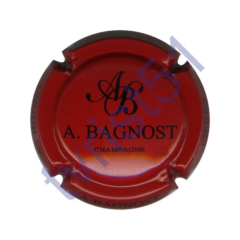 BAGNOST A. rouge et noir