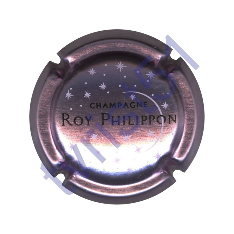 ROY PHILIPPON : fond rosé-violacé