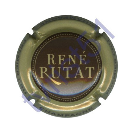 RUTAT René n°08c marron contour kaki clair