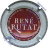 RUTAT René n°08b bordeaux contour blanc