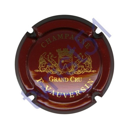 VAUVERSIN François n°02 bordeaux et or