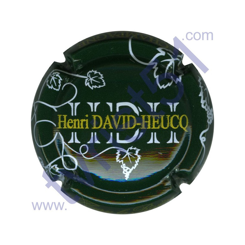 DAVID-HEUCQ Henri n°32a fond vert foncé