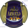 ARNOULD MICHEL n°35 violet foncé contour crème inscription contour