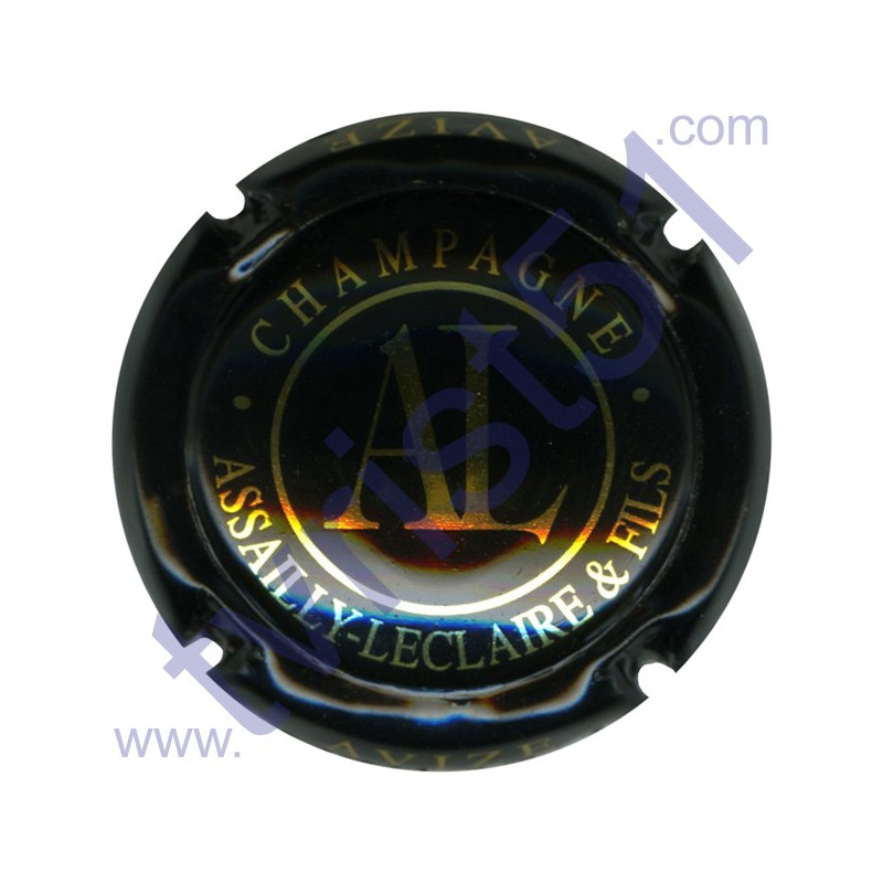 ASSAILLY-LECLAIRE n°08 noir et or ASSAILLY-LECLAIRE n°08 noir et or