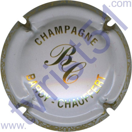 BARDY-CHAUFFERT n°03 blanc cassé et or