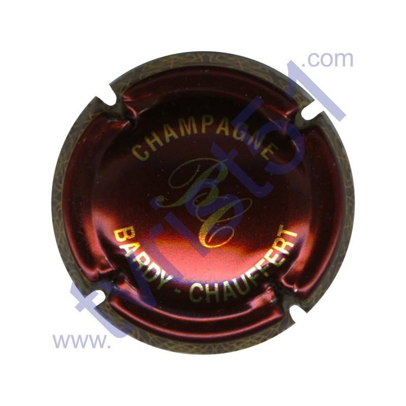 BARDY-CHAUFFERT n°05 bordeaux et or BARDY-CHAUFFERT n°05 bordeaux et or