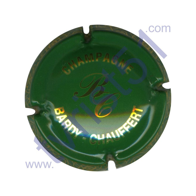 BARDY-CHAUFFERT n°06 vert et or BARDY-CHAUFFERT n°06 vert et or