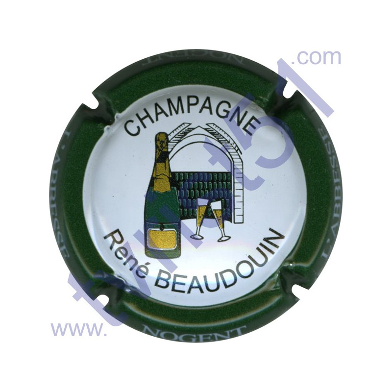 BEAUDOUIN René n°20 contour vert foncé