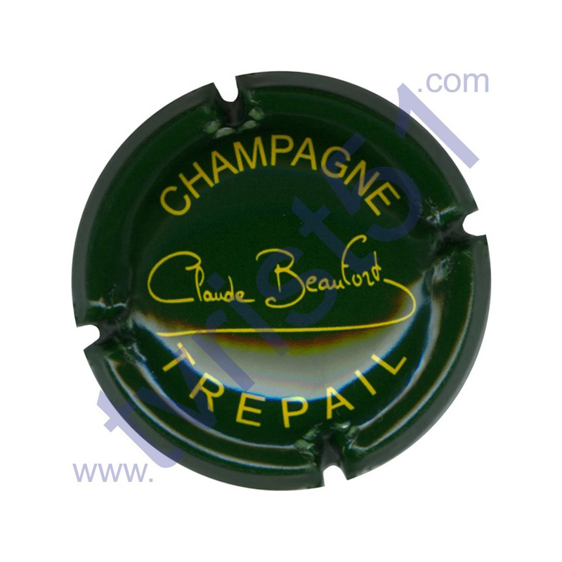 BEAUFORT Claude n°08c vert foncé et jaune