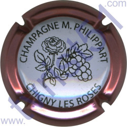 PHILIPPART Maurice n°67d fleur contour rosé
