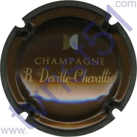 DEVILLE-CHEVALLIER n°17 marron or et argent