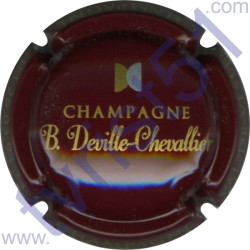 DEVILLE-CHEVALLIER n°18 bordeaux or et argent