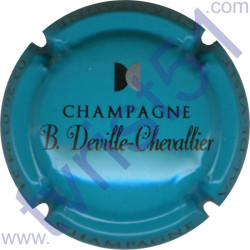 DEVILLE-CHEVALLIER n°22 bleu turquoise noir et argent
