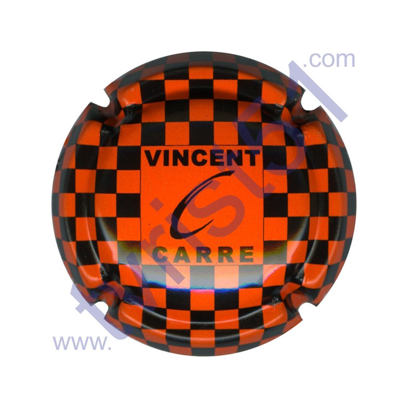 CARRE Vincent n°01 orange et noir