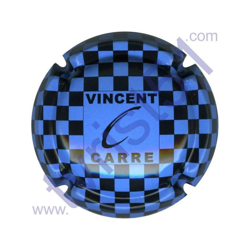 CARRE Vincent n°03 bleu ciel et noir