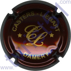 CASTERS-LIEBART n°04 bordeaux foncé et or