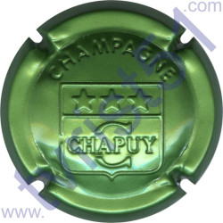 CHAPUY n°05 estampée vert métallisé