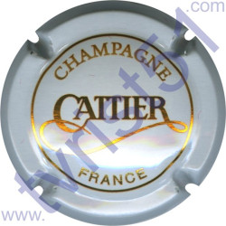 CATTIER : blanc et or-cuivré
