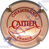 CATTIER : saumon et rouge verso or