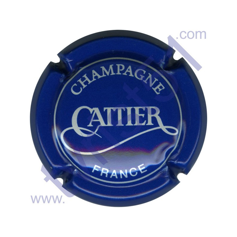 CATTIER n°08c bleu et argent