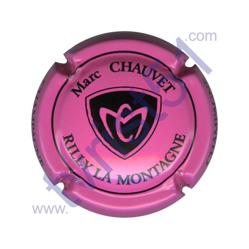 CHAUVET Marc : rose et noir