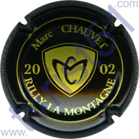 CHAUVET Marc n°05 millésime 2002 noir