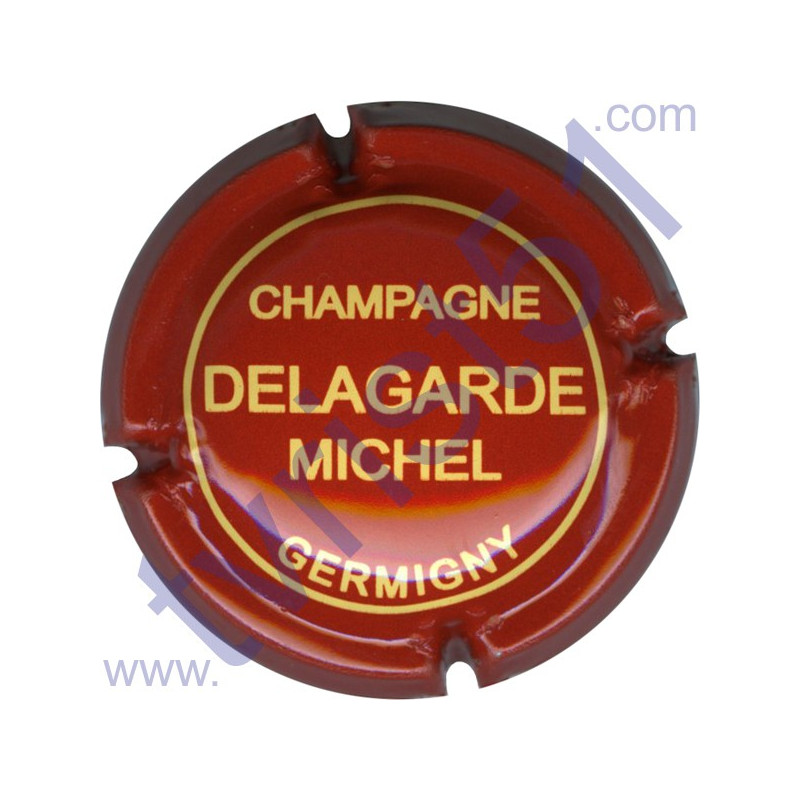 DELAGARDE Michel n°01 brique et crème