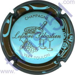 LEFEVRE Sébastien n°07 bleu pâle contour marron