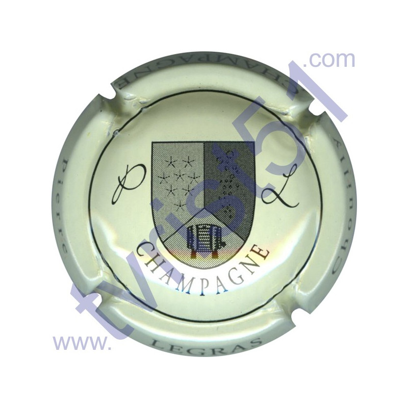 LEGRAS Pierre n°01 fond crème pâle