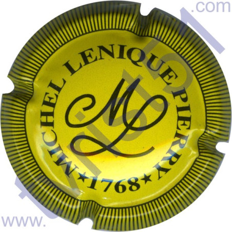 LENIQUE Michel n°04 jaune et noir striée