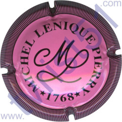 LENIQUE Michel n°11 rose et noir striée