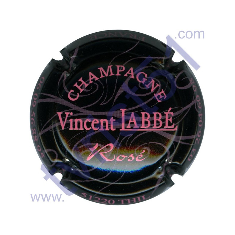 LABBE Vincent n°03 noir et rose